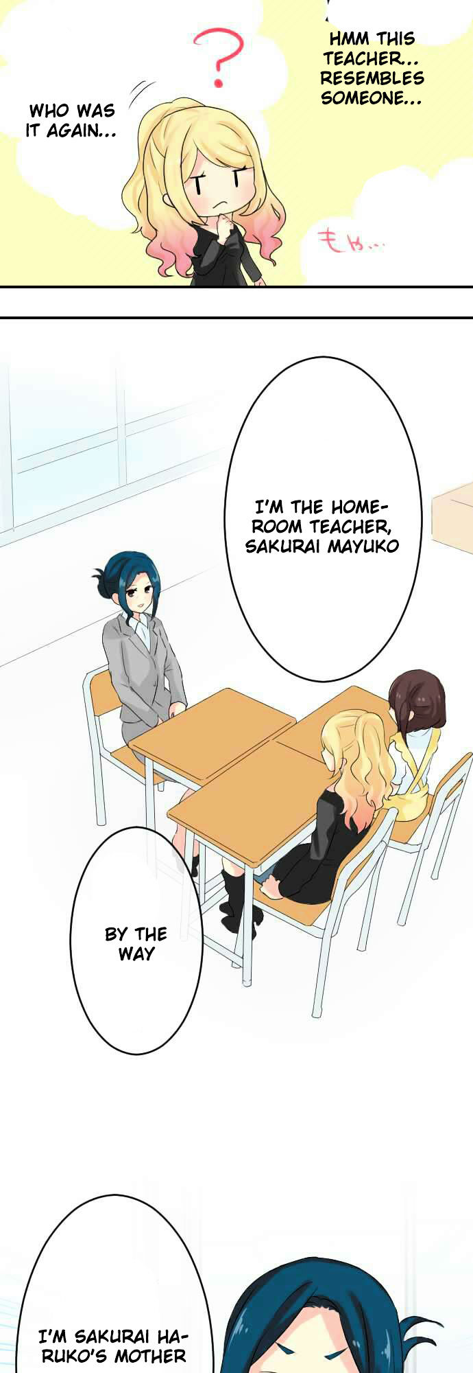 Gyaru Yuri Chapter 18 page 12 - Chapter 18 : Yuri's Parents and Teachers Interview Day