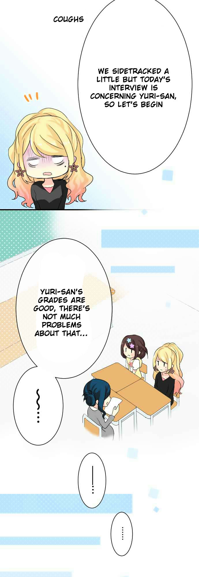 Gyaru Yuri Chapter 18 page 17 - Chapter 18 : Yuri's Parents and Teachers Interview Day