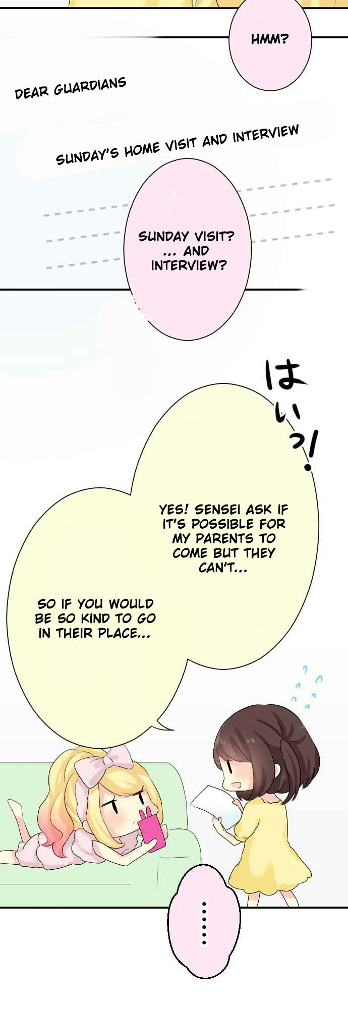 Gyaru Yuri Chapter 18 page 4 - Chapter 18 : Yuri's Parents and Teachers Interview Day