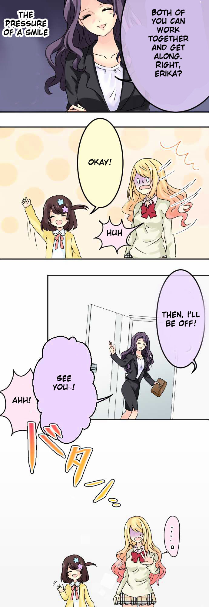 Gyaru Yuri Chapter 2 page 8 - Chapter 2 : Oh no, we're going to be room-mates