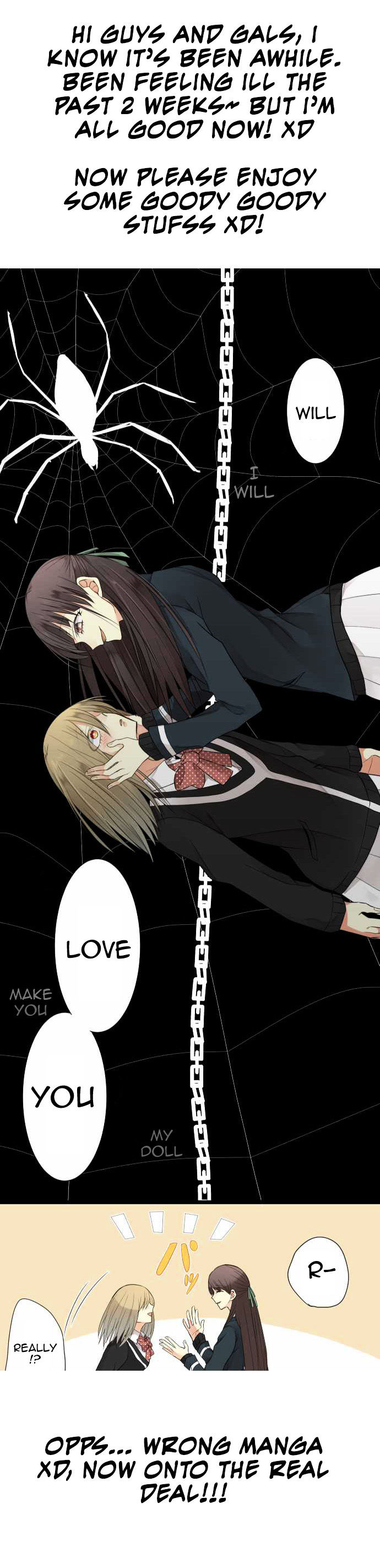 Gyaru Yuri Chapter 22 page 1 - Chapter 22 : If We Can Come Again