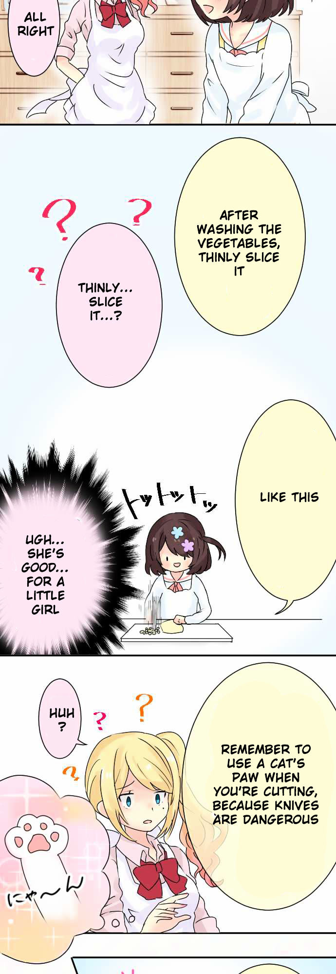 Gyaru Yuri Chapter 4 page 12 - Chapter 4 : A Little Girl's Cooking Lesson