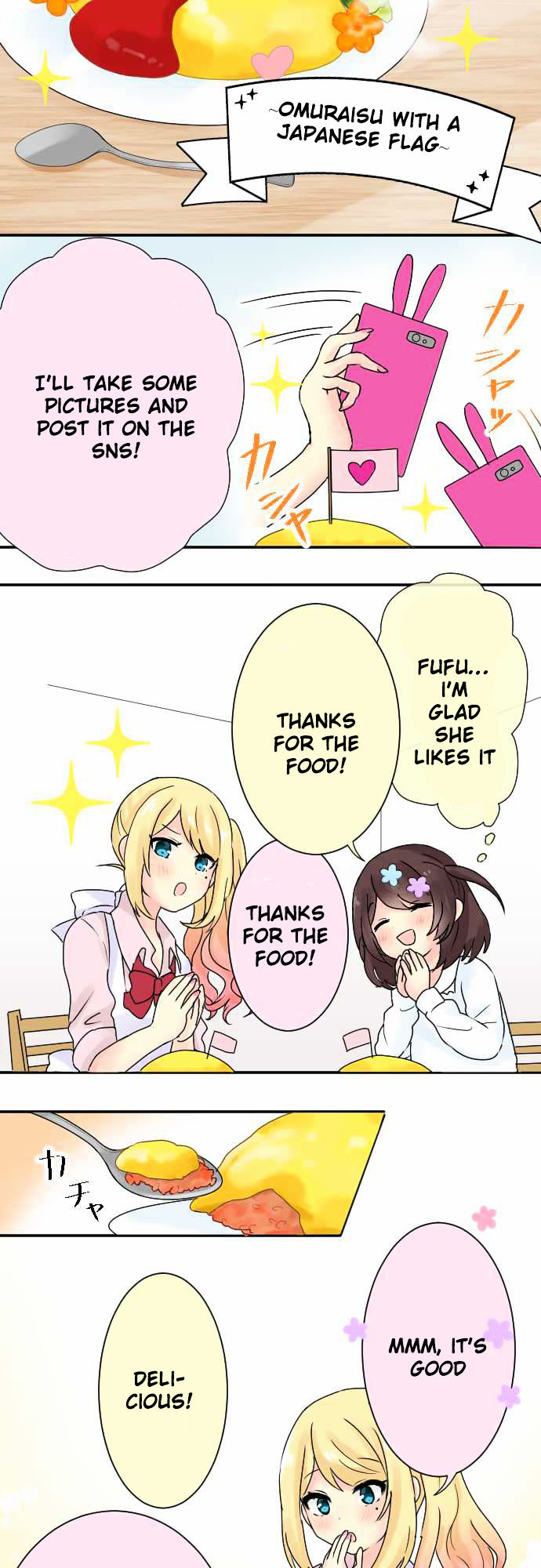 Gyaru Yuri Chapter 4 page 14 - Chapter 4 : A Little Girl's Cooking Lesson