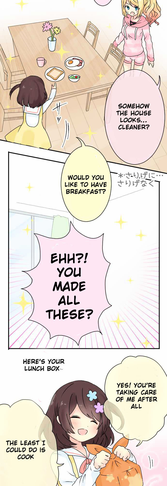 Gyaru Yuri Chapter 4 page 7 - Chapter 4 : A Little Girl's Cooking Lesson