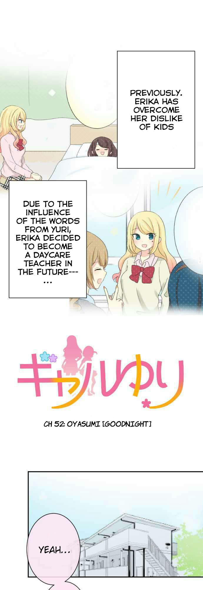 Gyaru Yuri Chapter 52 page 2 - Chapter 52: Oyasumi [Goodnight]