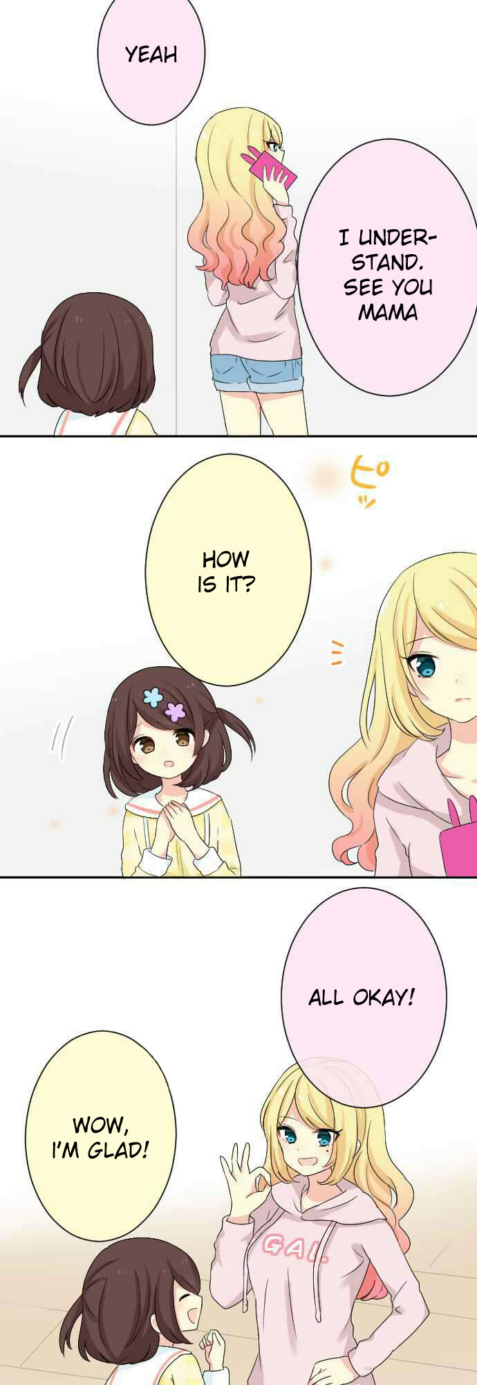 Gyaru Yuri Chapter 52 page 3 - Chapter 52: Oyasumi [Goodnight]