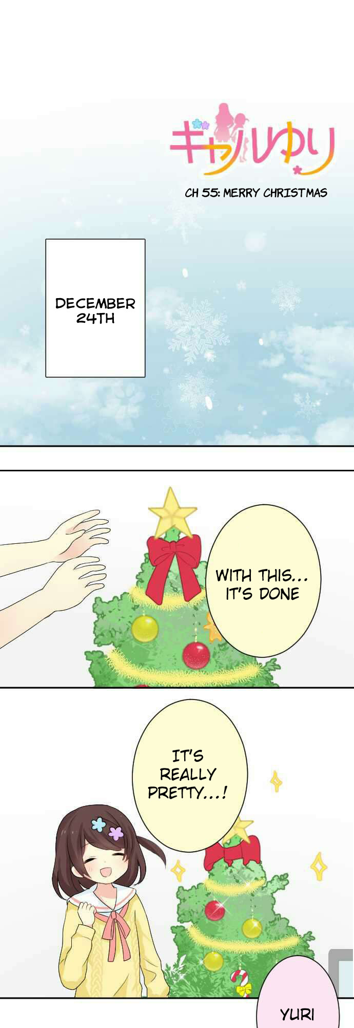 Gyaru Yuri Chapter 55 page 1 - Chapter 55: Merry Christmas