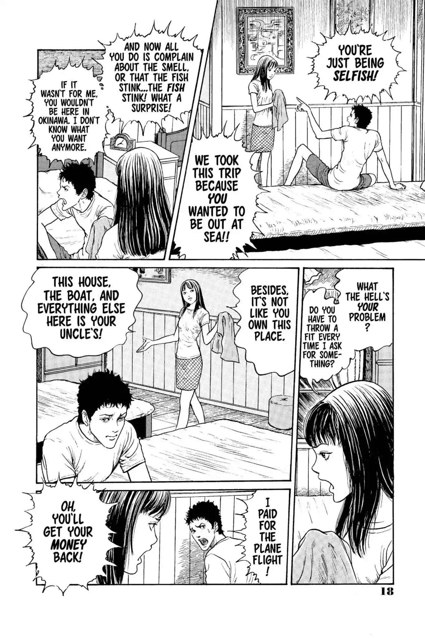 Gyo Chapter 1 page 18 - Chapter 1: The Death-Stench of the South Seas