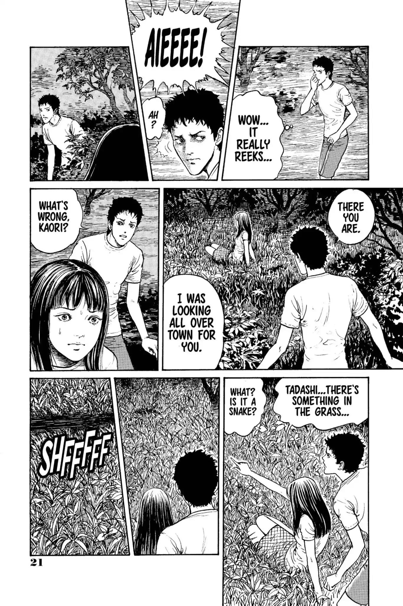 Gyo Chapter 1 page 21 - Chapter 1: The Death-Stench of the South Seas