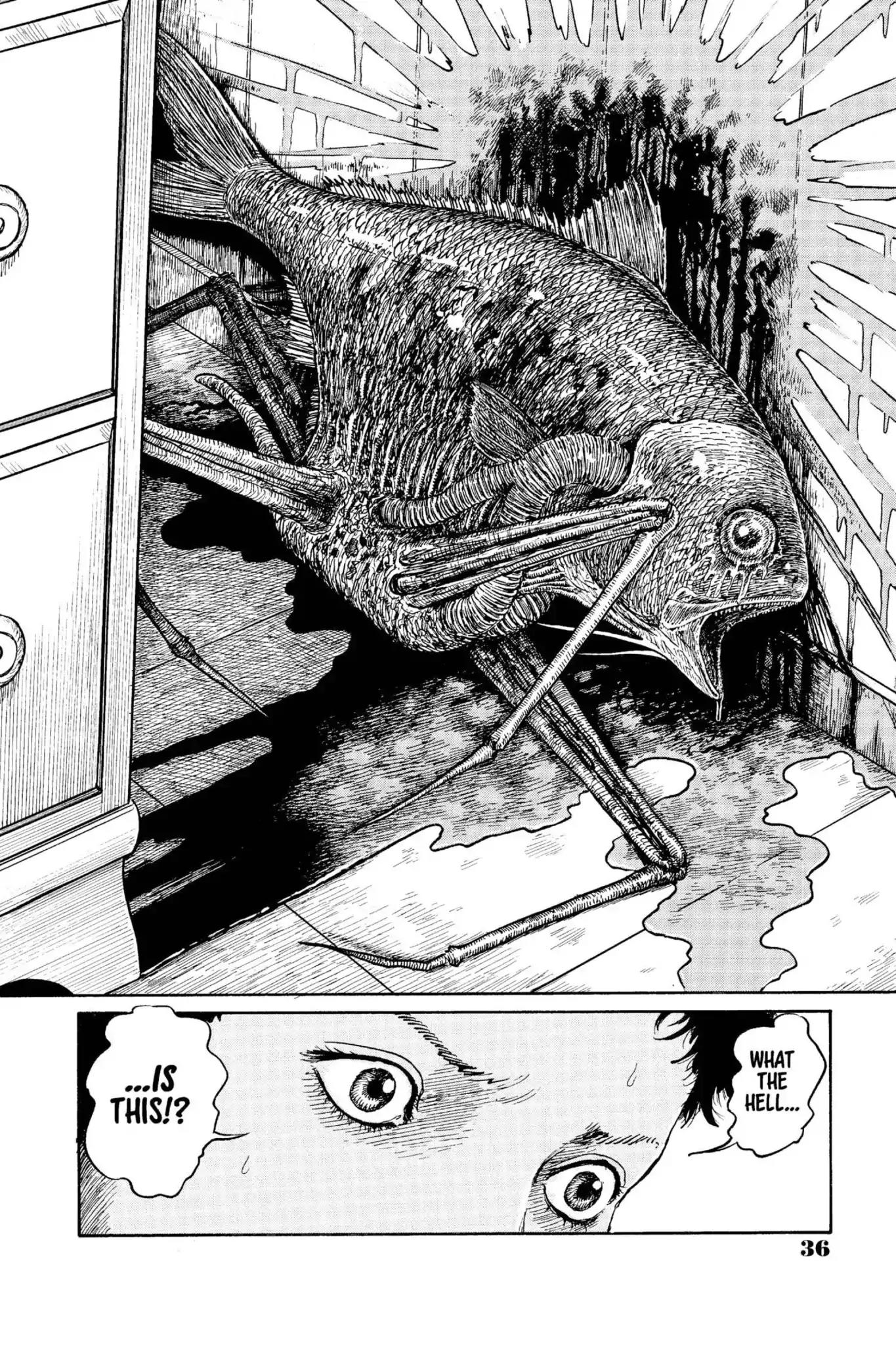 Gyo Chapter 1 page 36 - Chapter 1: The Death-Stench of the South Seas