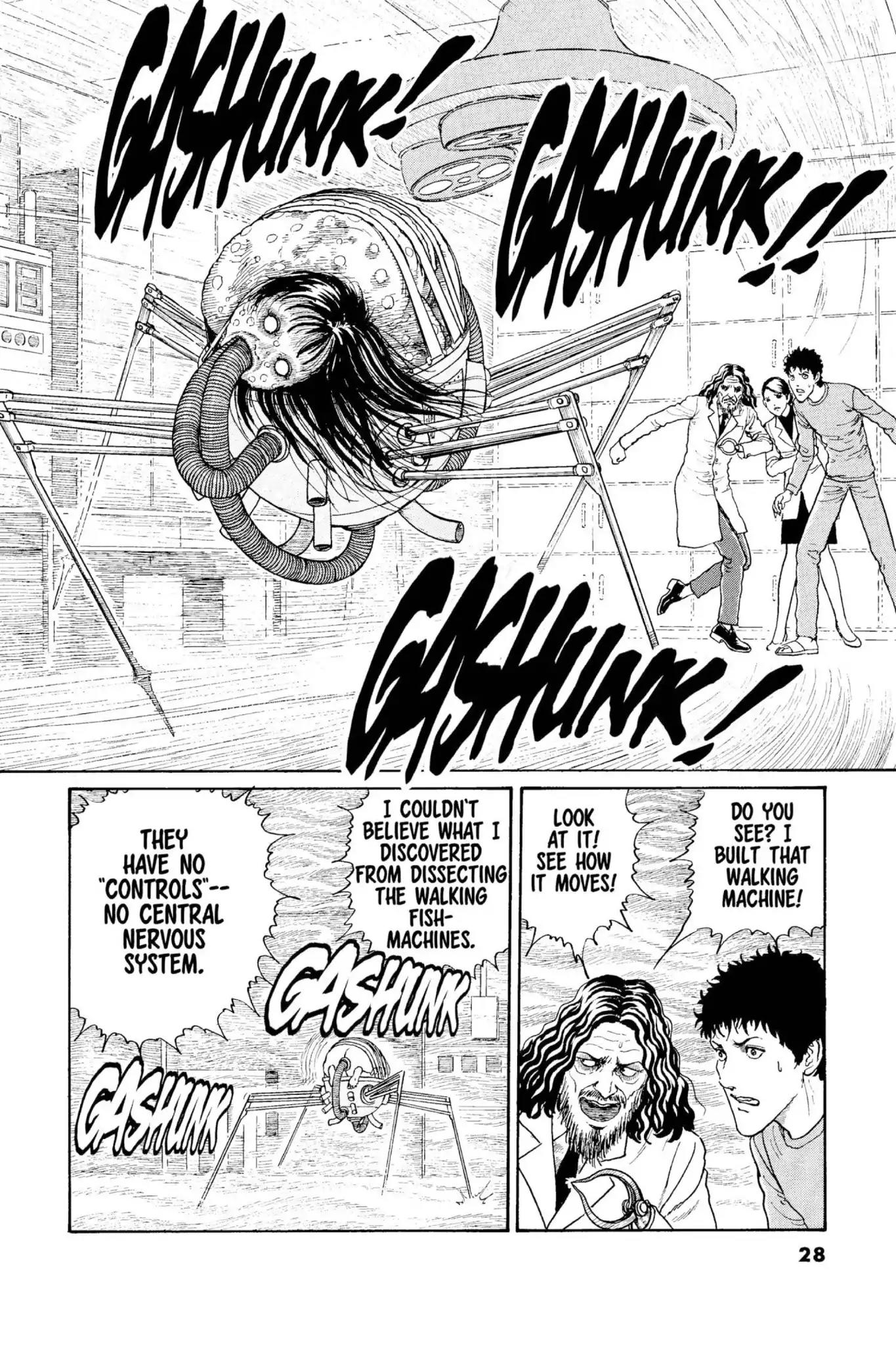 Gyo Chapter 12 page 6 - Chapter 12: The Death-Stench Device