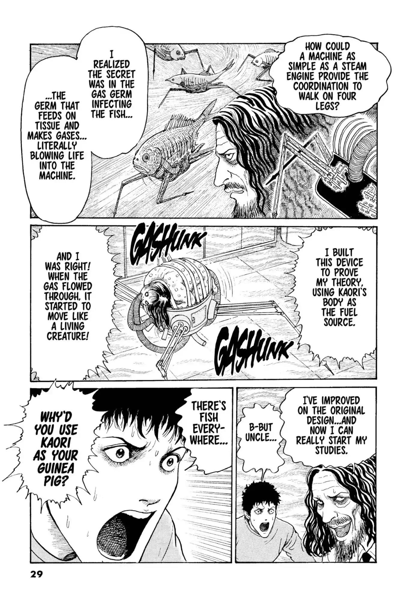 Gyo Chapter 12 page 7 - Chapter 12: The Death-Stench Device