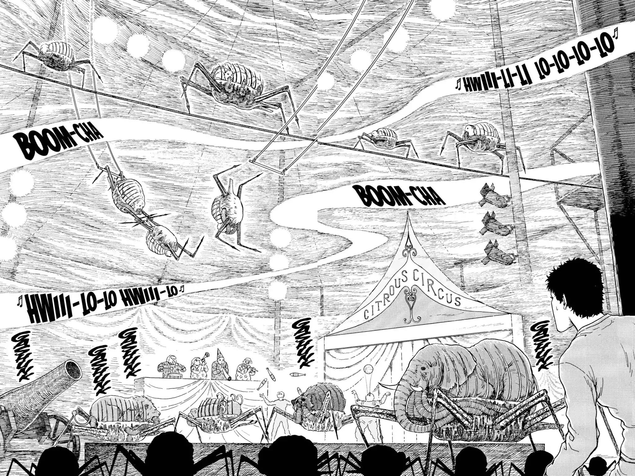 Gyo Chapter 15 page 2 - Chapter 15: The Death-Stench Circus (Part 1)
