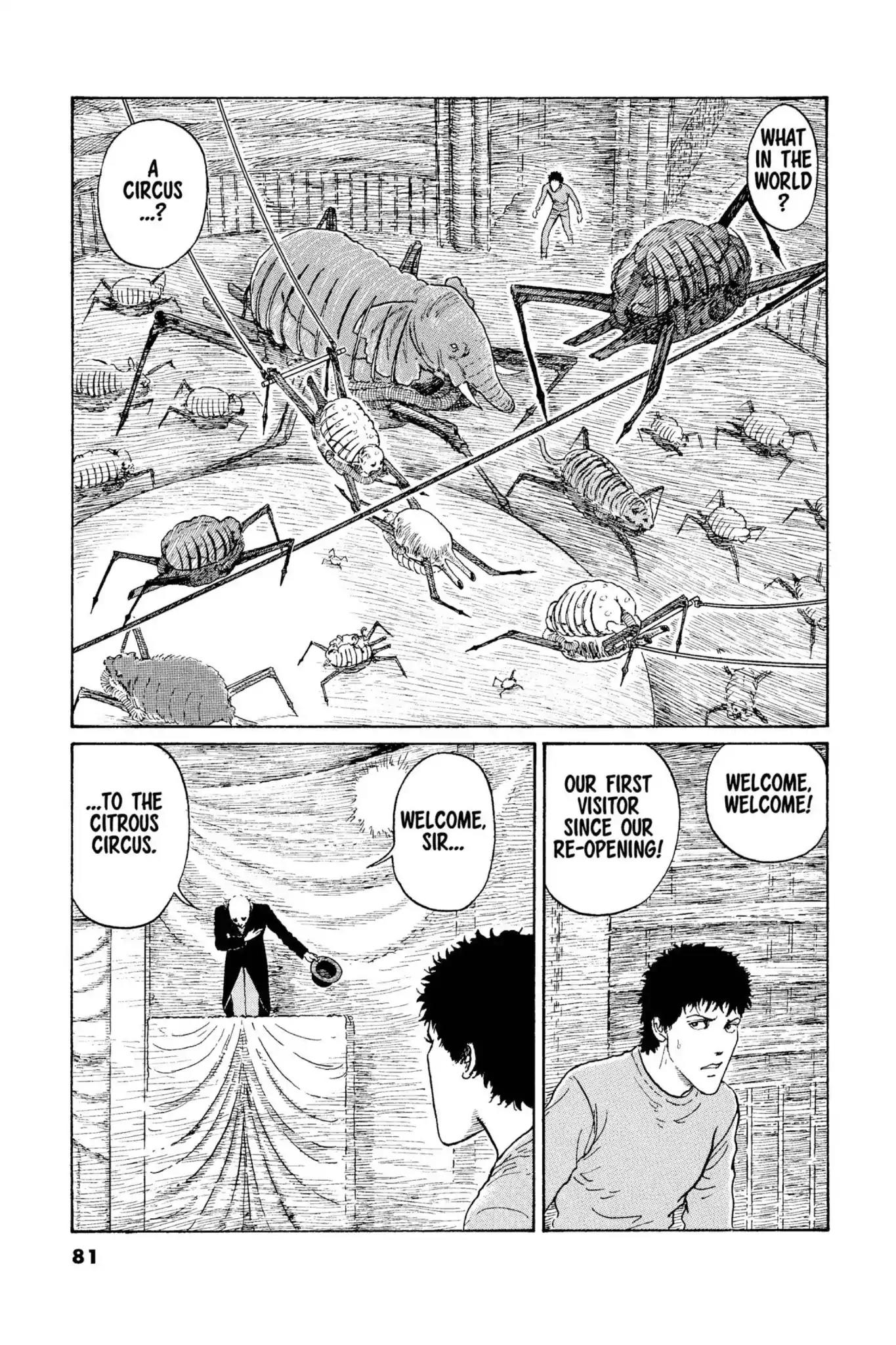 Gyo Chapter 15 page 4 - Chapter 15: The Death-Stench Circus (Part 1)