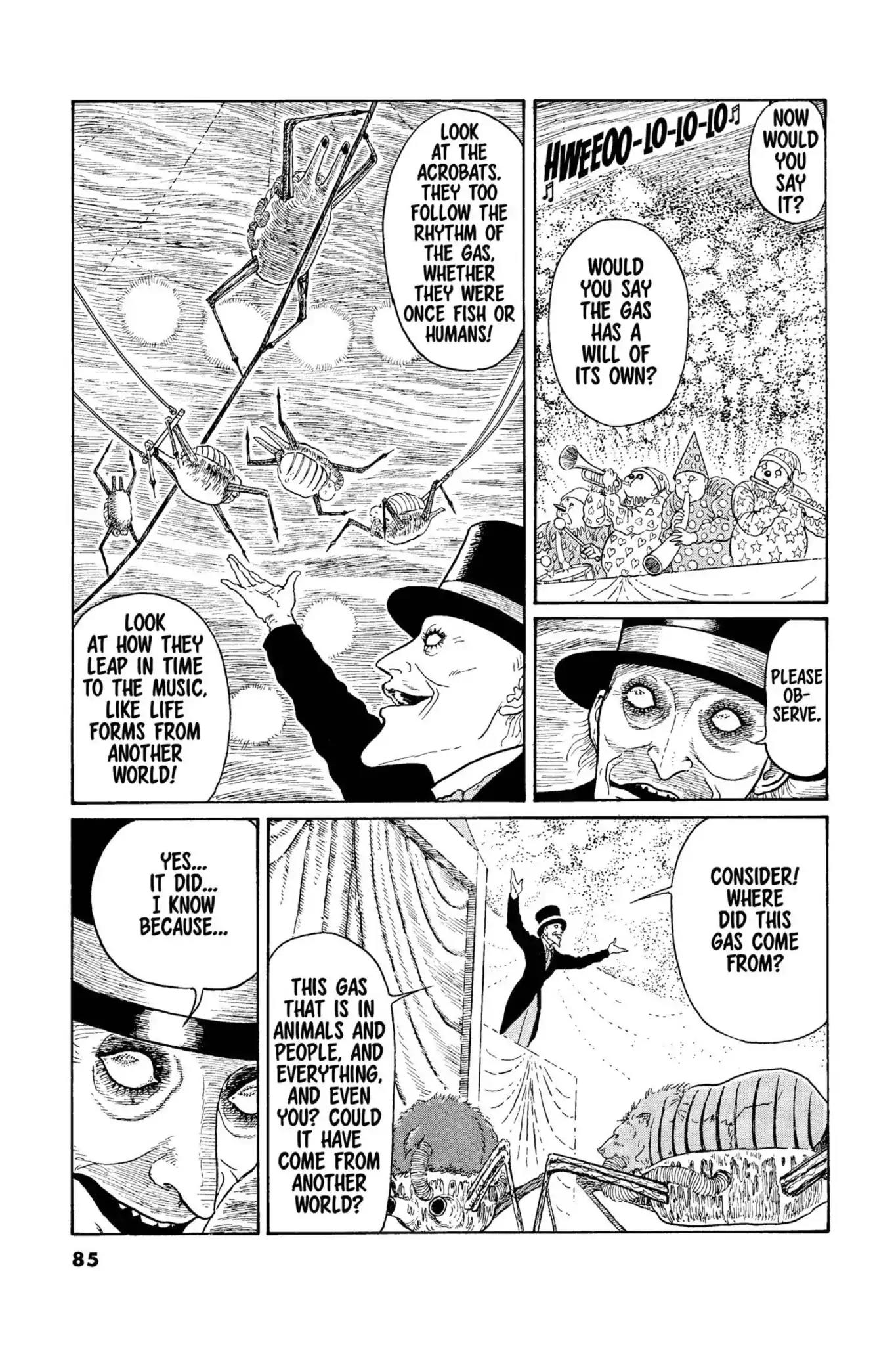 Gyo Chapter 15 page 8 - Chapter 15: The Death-Stench Circus (Part 1)