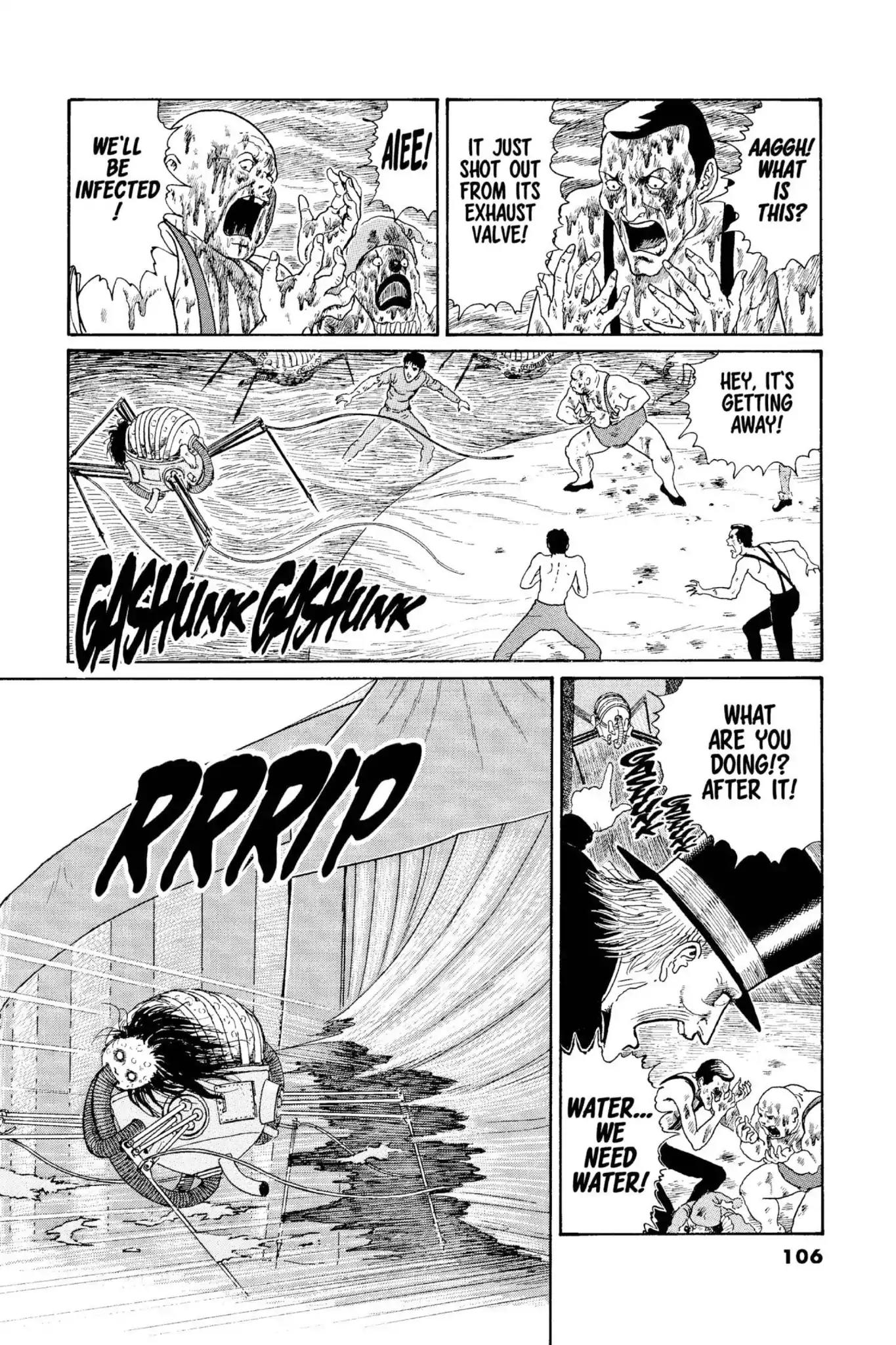 Gyo Chapter 16 page 11 - Chapter 16: The Death-Stench Circus (Part 2)