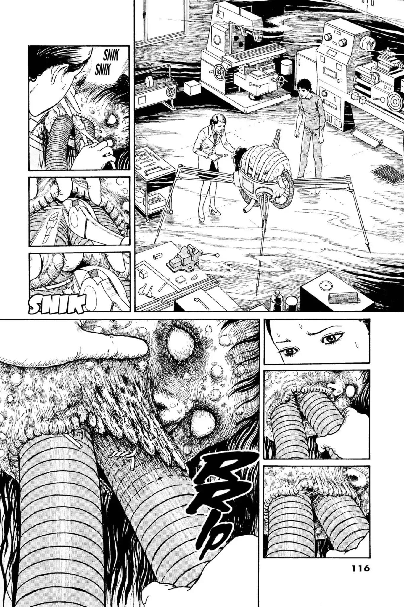 Gyo Chapter 17 page 4 - Chapter 17: The Death-Stench of Lab #2