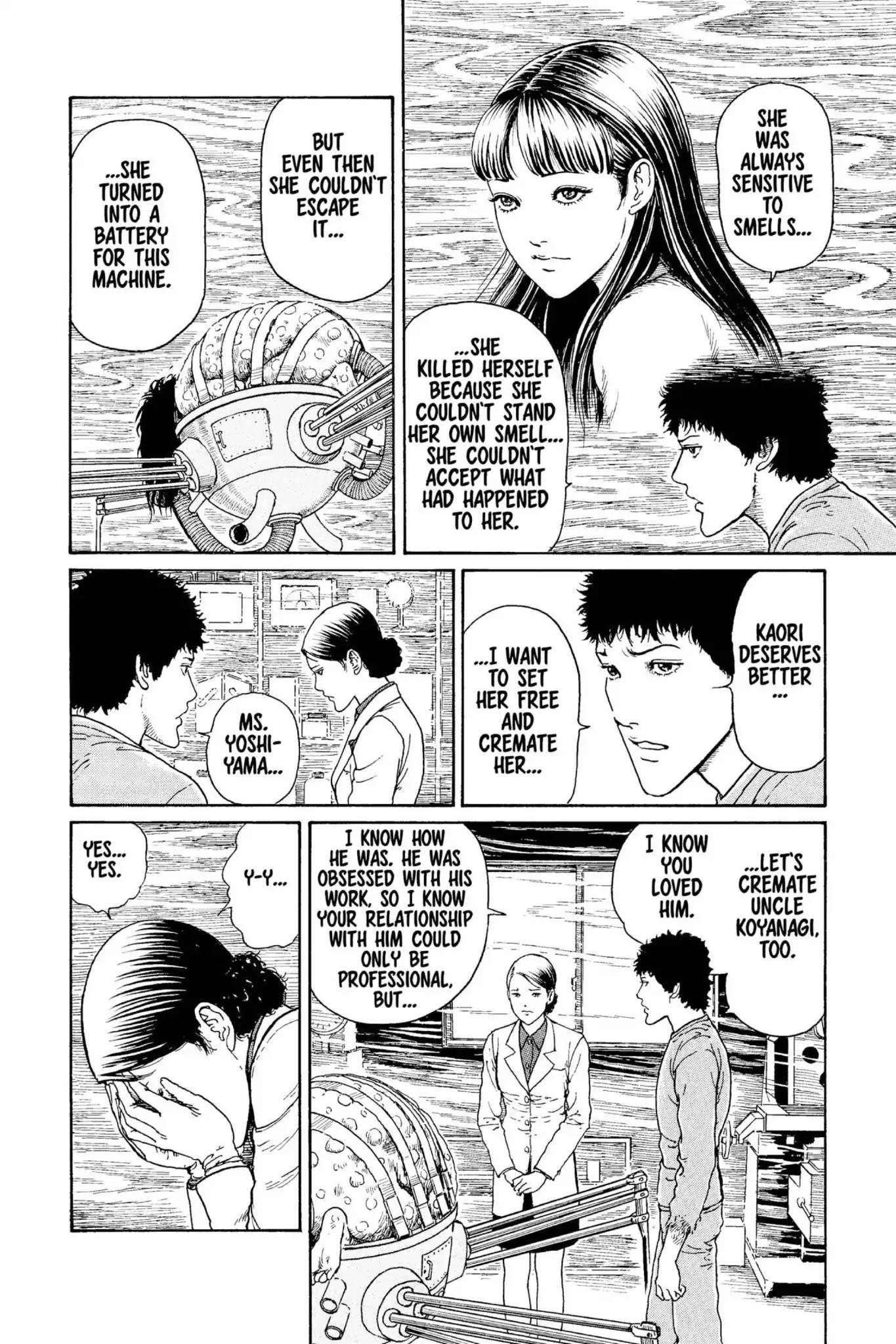 Gyo Chapter 17 page 6 - Chapter 17: The Death-Stench of Lab #2