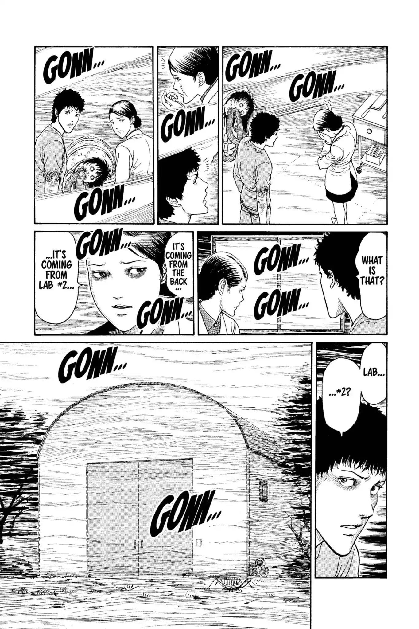Gyo Chapter 17 page 7 - Chapter 17: The Death-Stench of Lab #2