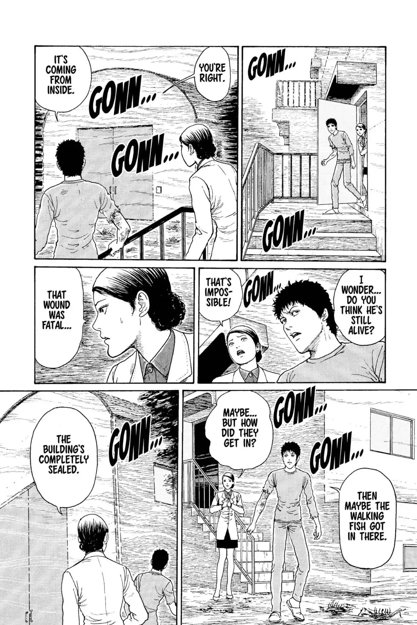 Gyo Chapter 17 page 8 - Chapter 17: The Death-Stench of Lab #2