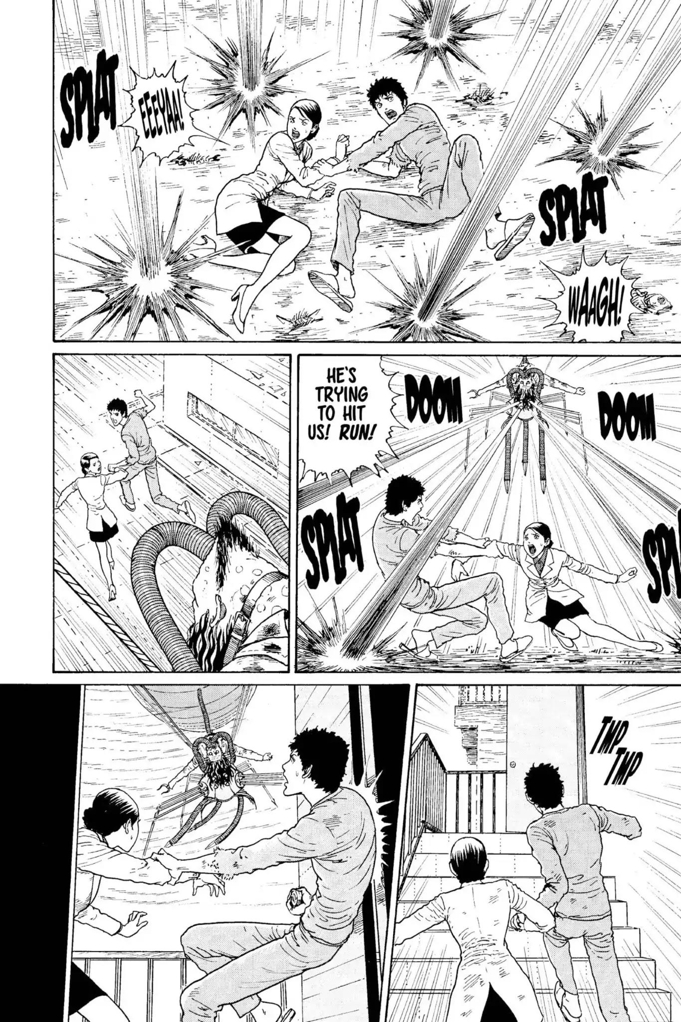 Gyo Chapter 18 page 2 - Chapter 18: The Death-Stench Air Raid