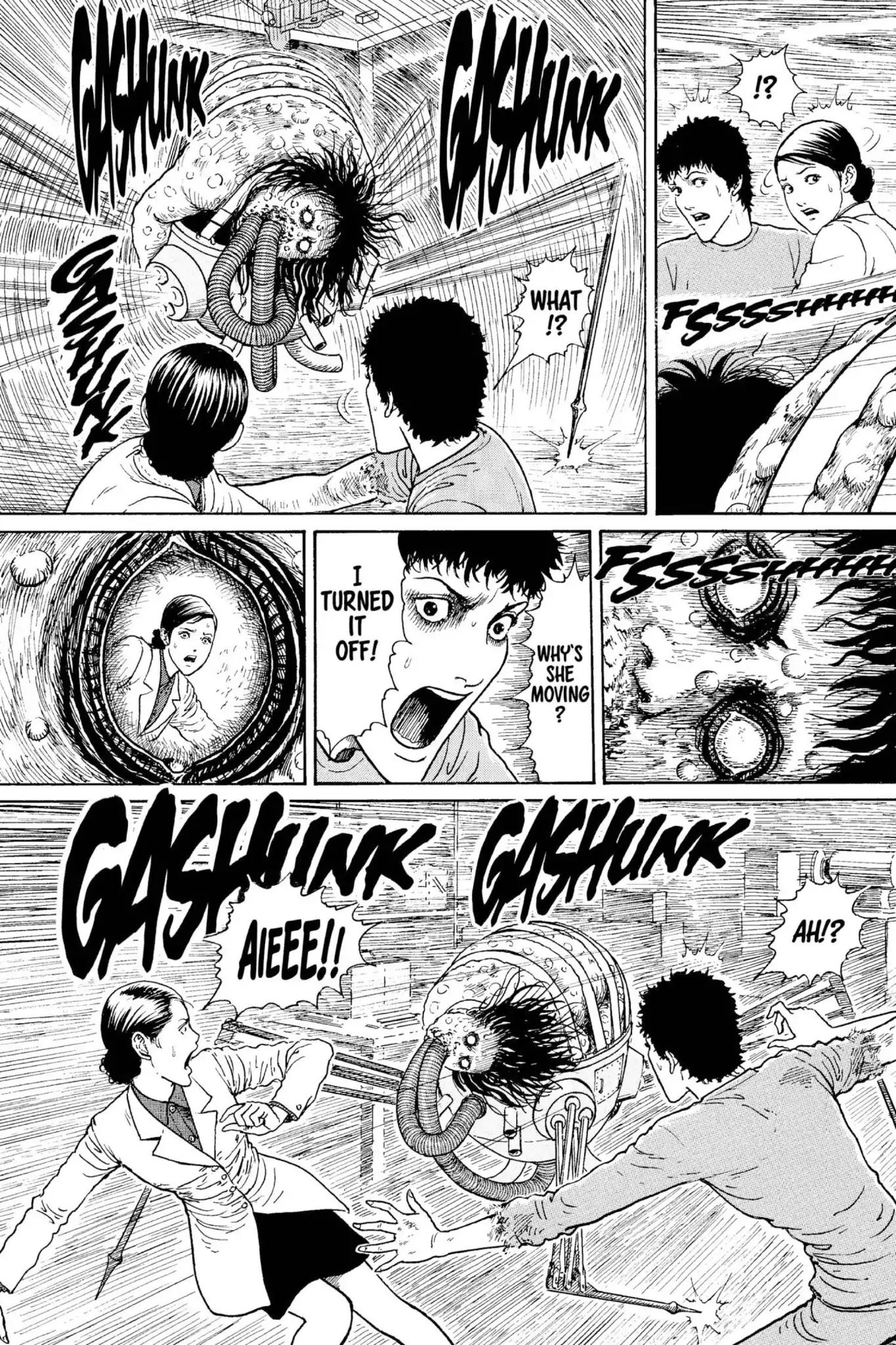 Gyo Chapter 18 page 8 - Chapter 18: The Death-Stench Air Raid
