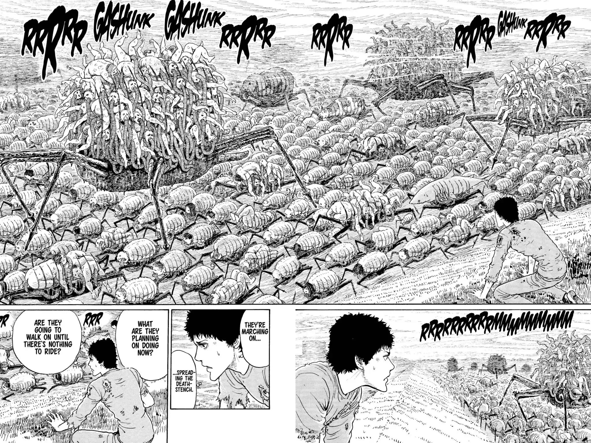 Gyo Chapter 19 page 12 - Chapter 19: The Death-Stench World