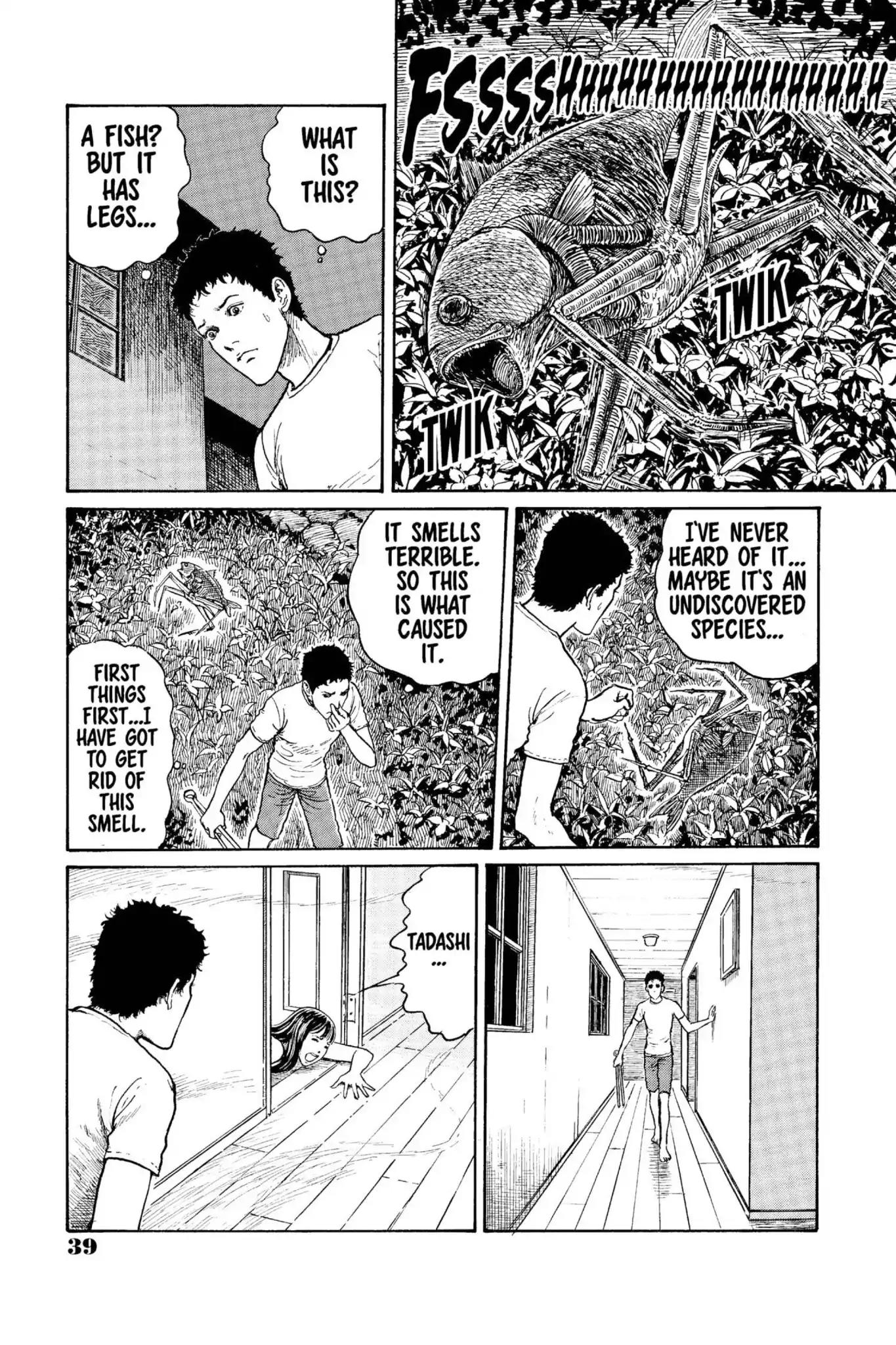 Gyo Chapter 2 page 3 - Chapter 2: The Death-Stench in the Air
