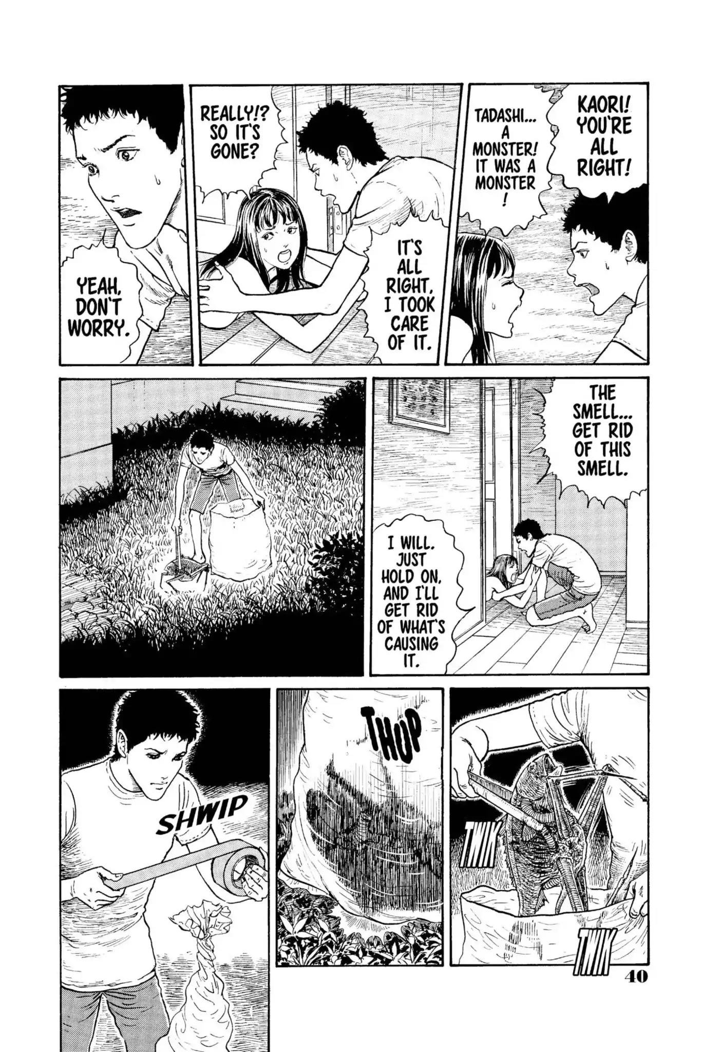 Gyo Chapter 2 page 4 - Chapter 2: The Death-Stench in the Air