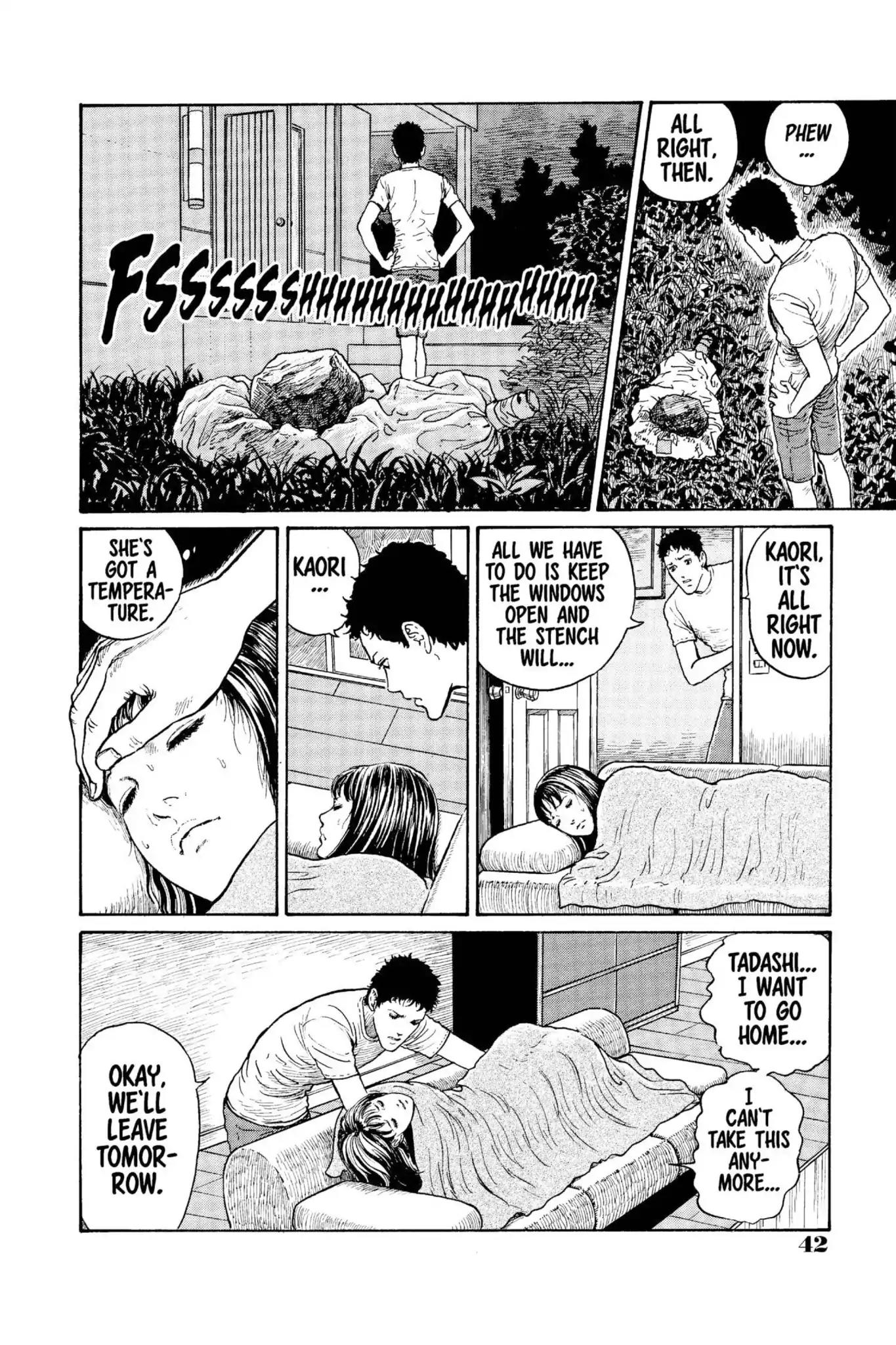 Gyo Chapter 2 page 6 - Chapter 2: The Death-Stench in the Air