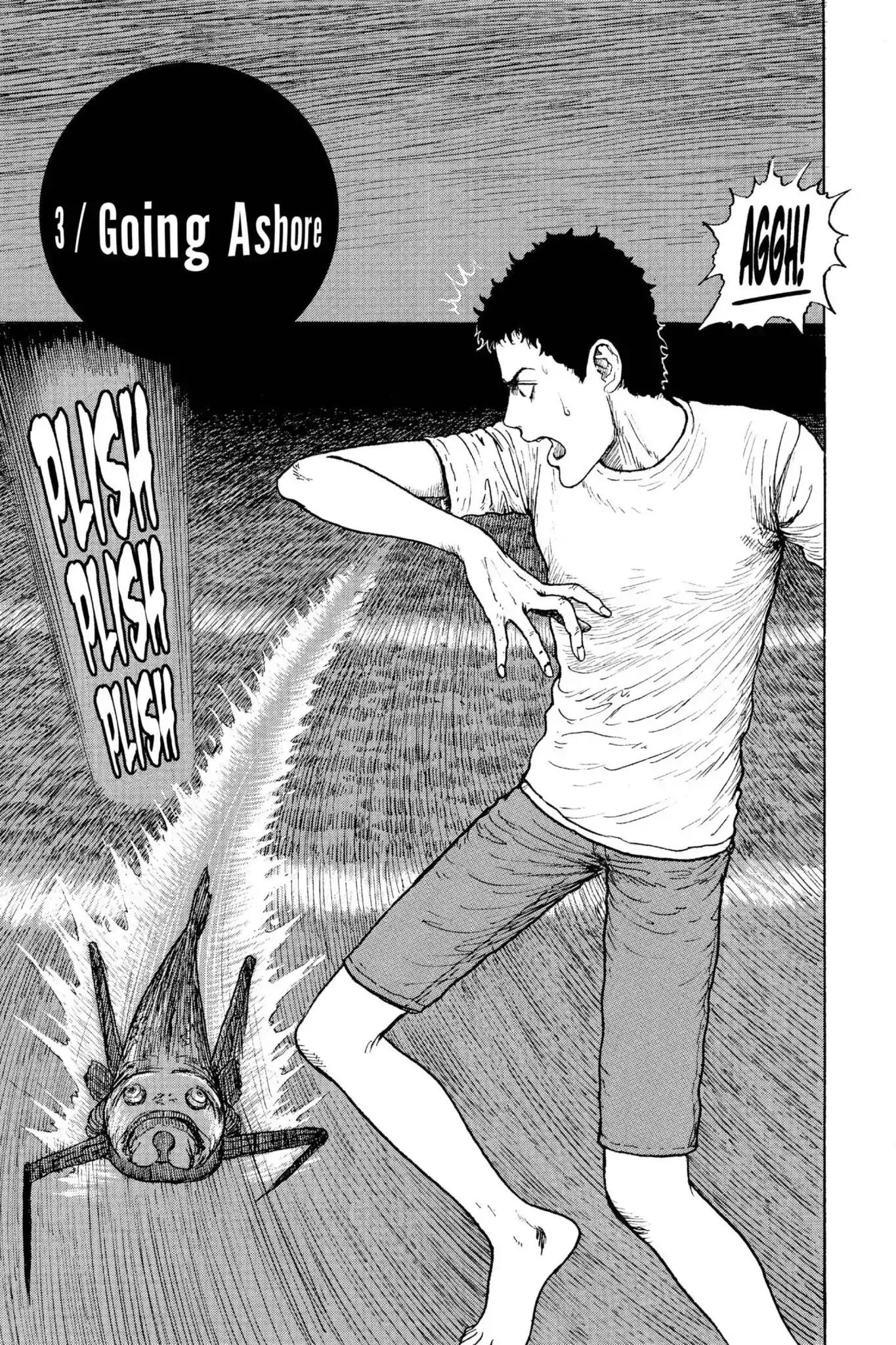 Gyo Chapter 3 page 1 - Chapter 3: Going Ashore
