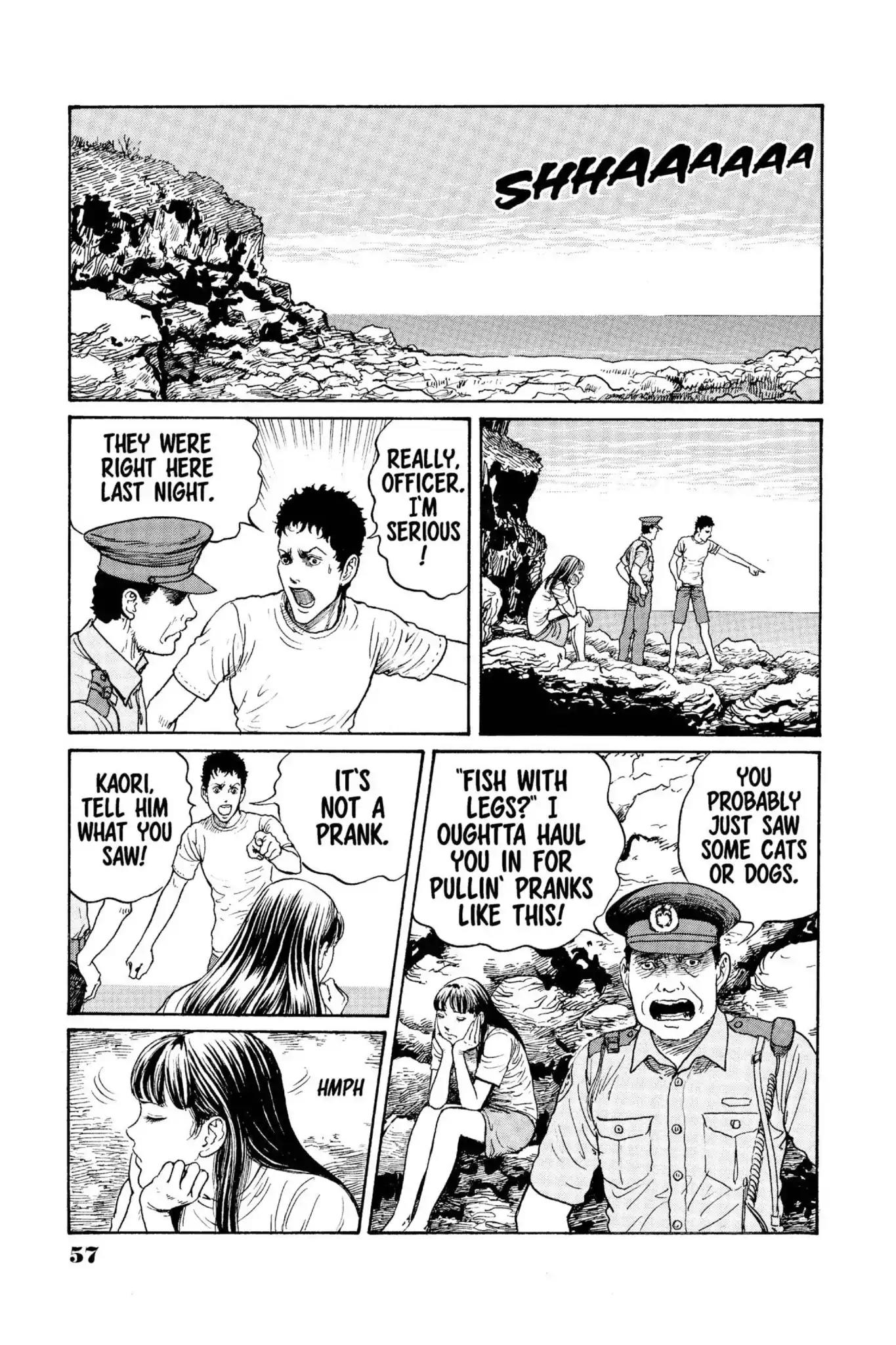 Gyo Chapter 3 page 3 - Chapter 3: Going Ashore