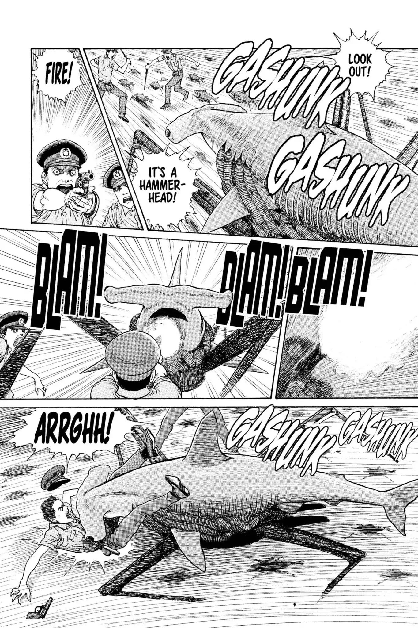 Gyo Chapter 4 page 13 - Chapter 4: Shark Attack