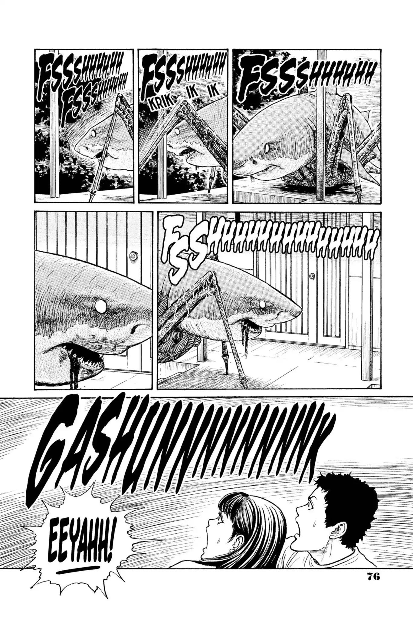 Gyo Chapter 4 page 4 - Chapter 4: Shark Attack