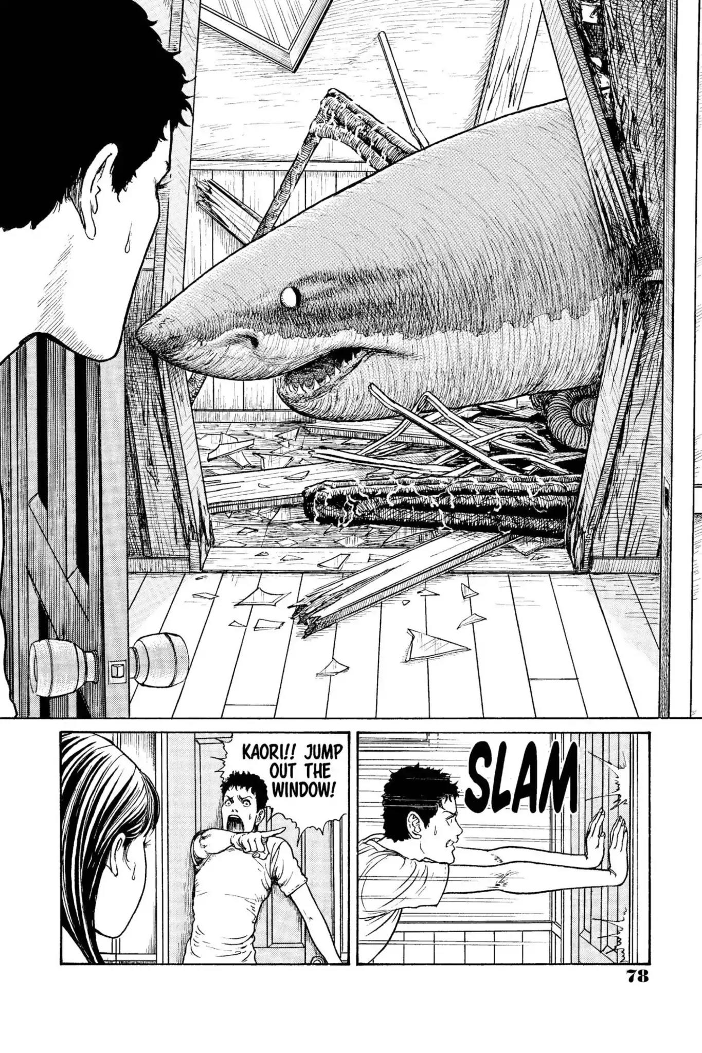 Gyo Chapter 4 page 6 - Chapter 4: Shark Attack