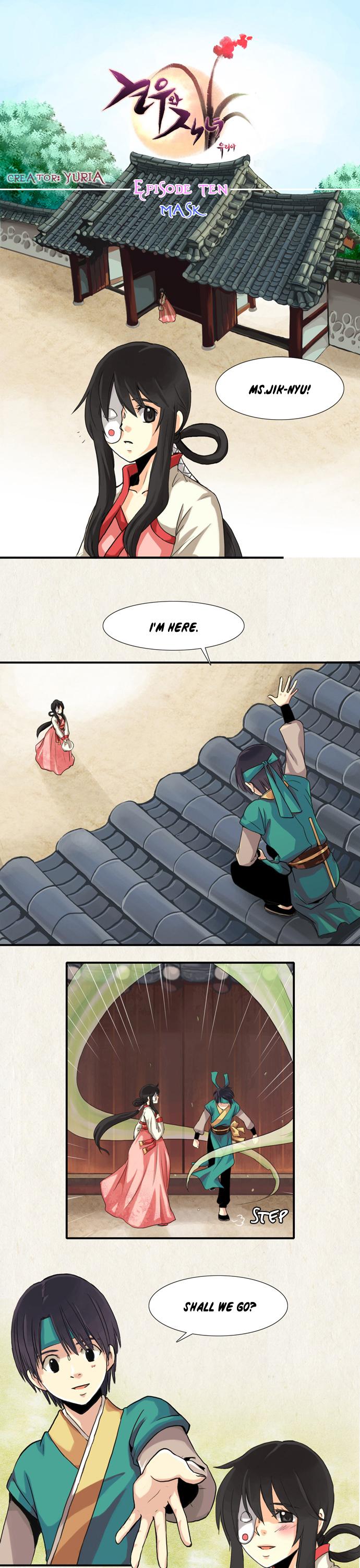 Gyon-Woo & Jik-Nyu Chapter 10 page 2 - Chapter 10: Mask