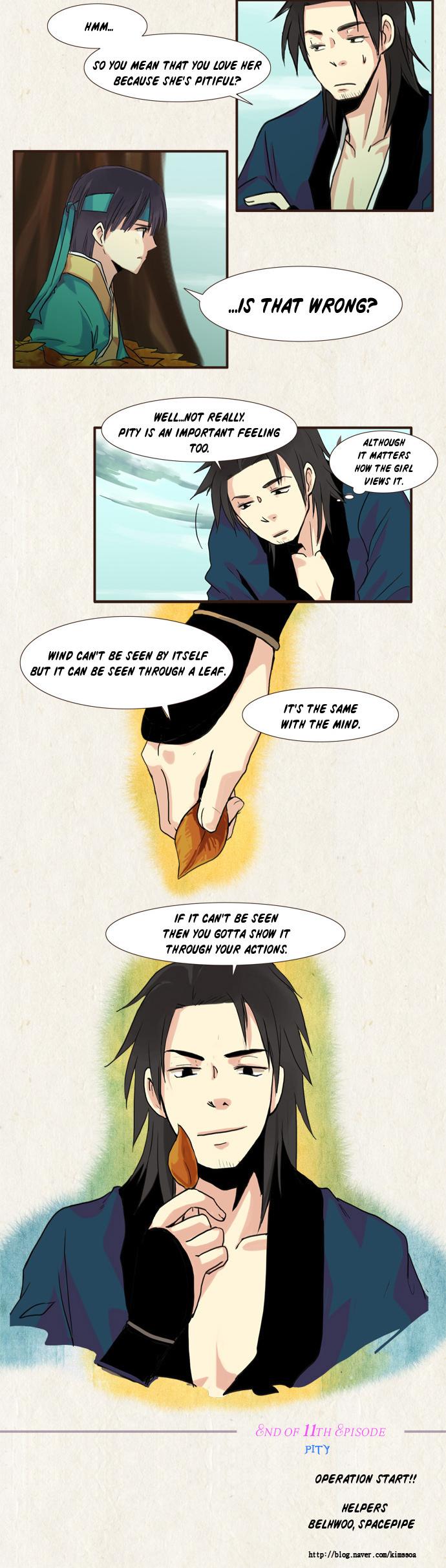 Gyon-Woo & Jik-Nyu Chapter 11 page 13 - Chapter 11: Pity