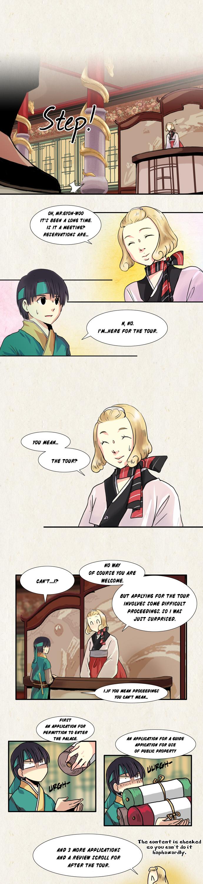 Gyon-Woo & Jik-Nyu Chapter 12 page 5 - Chapter 12: Tour?