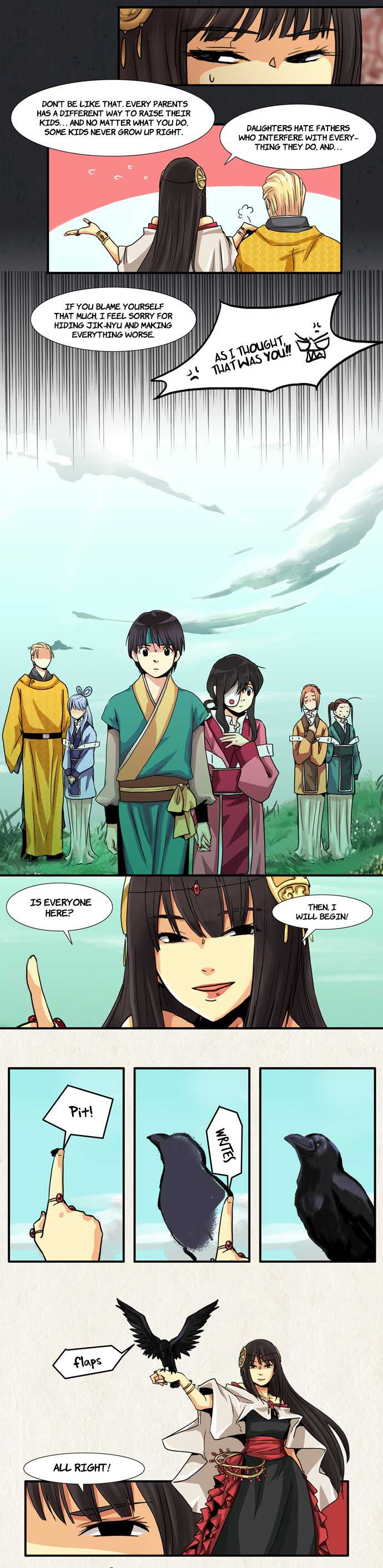 Gyon-Woo & Jik-Nyu Chapter 25 page 9 - Chapter 25: A Bridge of Magpies and Crows