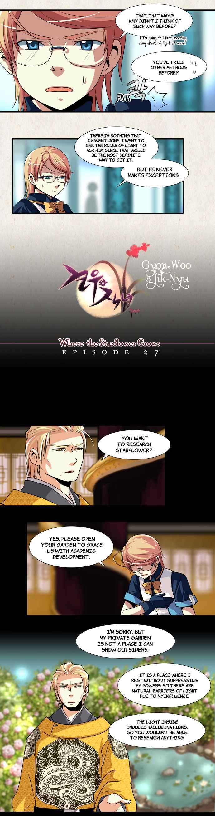 Gyon-Woo & Jik-Nyu Chapter 27 page 4 - Chapter 27: Where the Starflower Grows