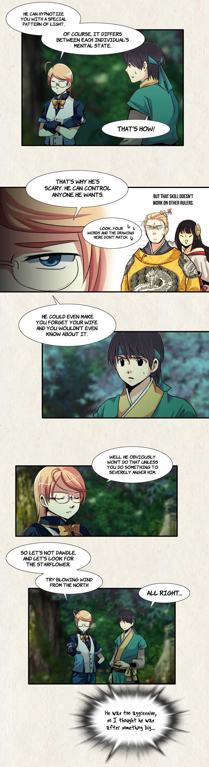 Gyon-Woo & Jik-Nyu Chapter 28 page 14 - Chapter 28: Barrier of Light