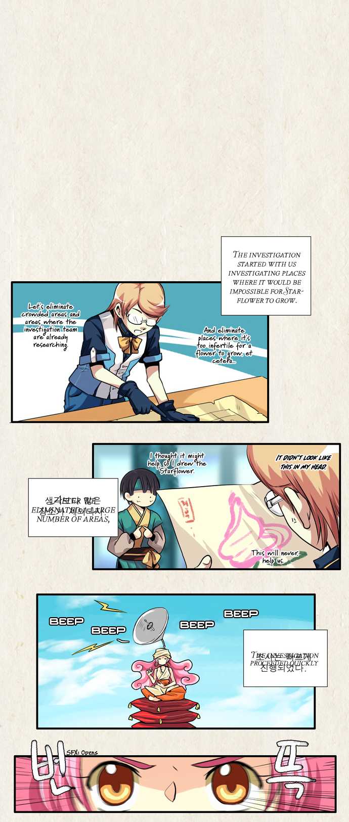 Gyon-Woo & Jik-Nyu Chapter 28 page 5 - Chapter 28: Barrier of Light