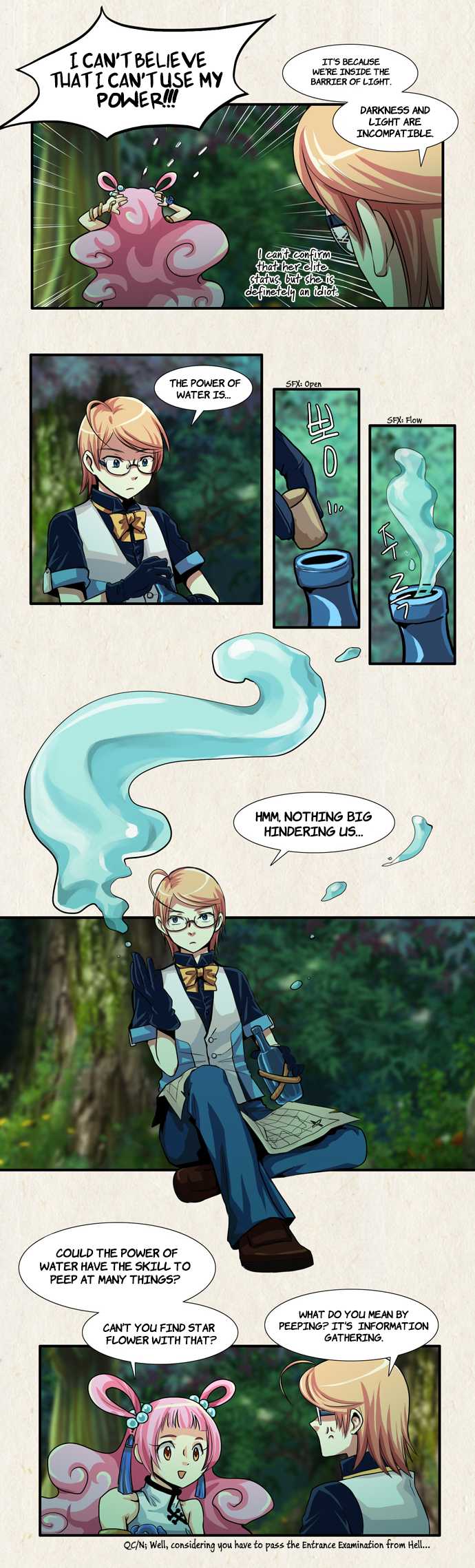 Gyon-Woo & Jik-Nyu Chapter 28 page 8 - Chapter 28: Barrier of Light