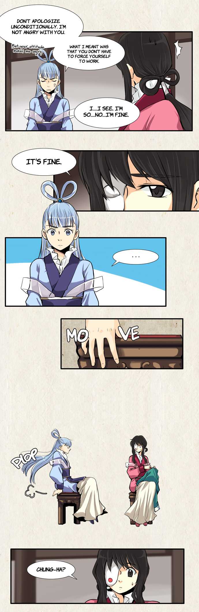 Gyon-Woo & Jik-Nyu Chapter 29 page 4 - Chapter 29: Why do you keep following me?!