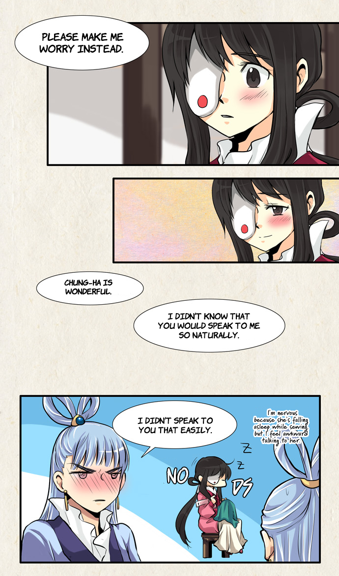 Gyon-Woo & Jik-Nyu Chapter 29 page 6 - Chapter 29: Why do you keep following me?!