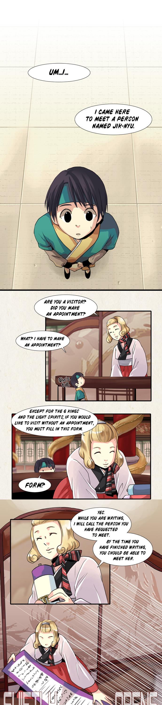 Gyon-Woo & Jik-Nyu Chapter 3 page 7 - Chapter 3: The Unknown Person