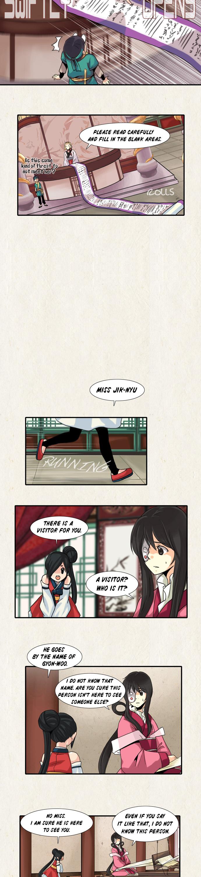 Gyon-Woo & Jik-Nyu Chapter 3 page 8 - Chapter 3: The Unknown Person