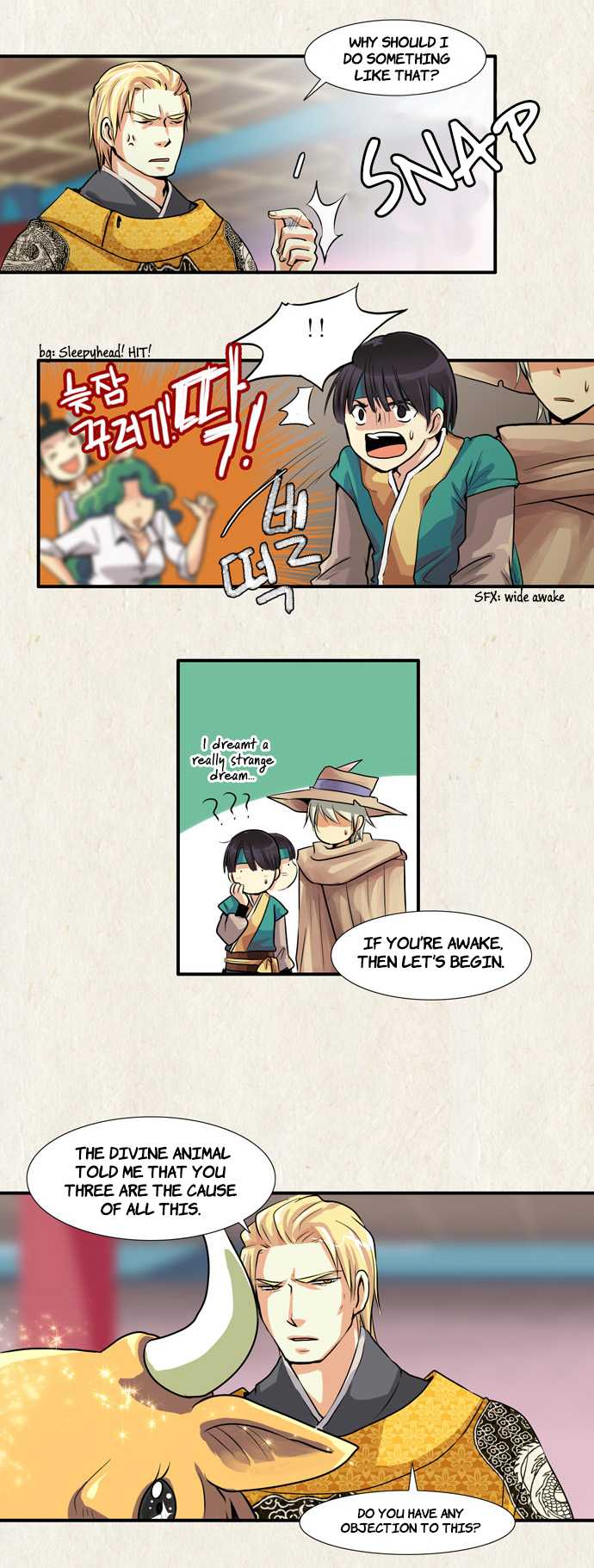 Gyon-Woo & Jik-Nyu Chapter 30 page 14 - Chapter 30: The Three People Close to Each Other