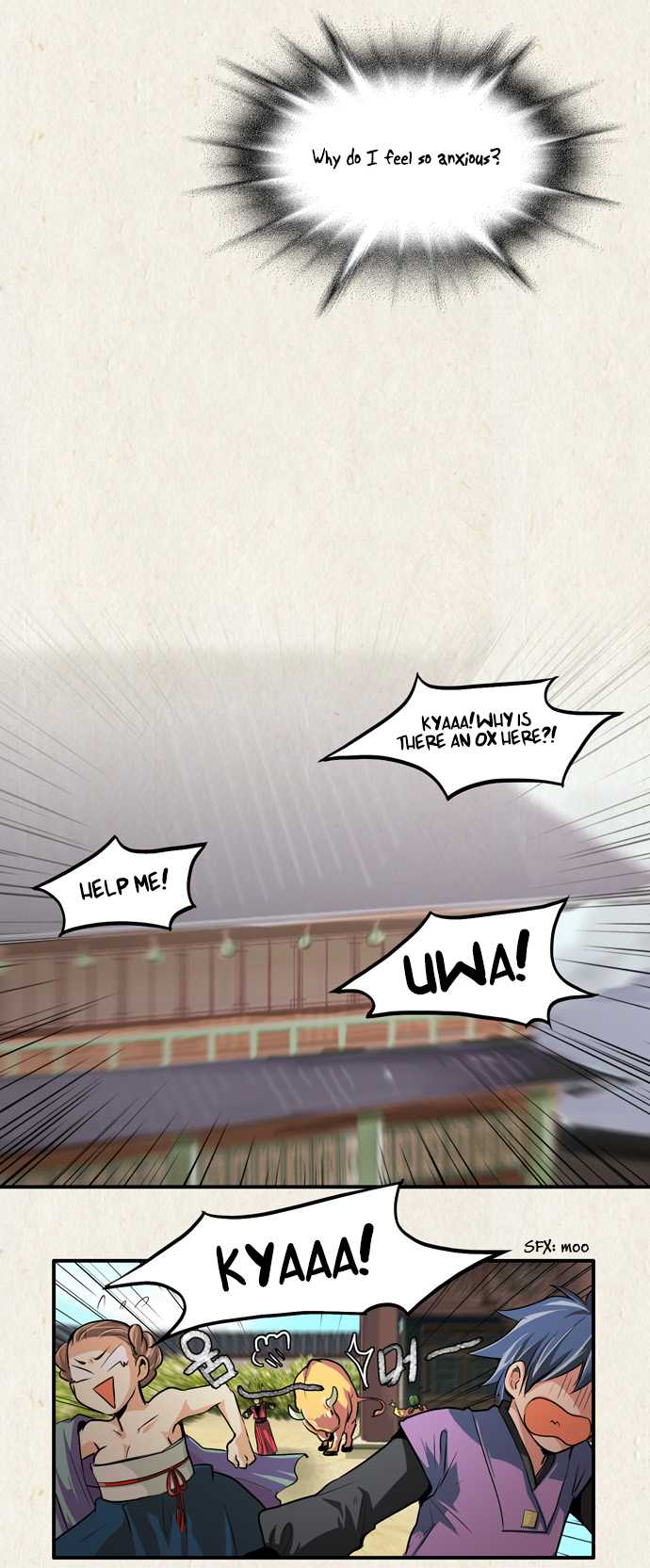Gyon-Woo & Jik-Nyu Chapter 30 page 8 - Chapter 30: The Three People Close to Each Other