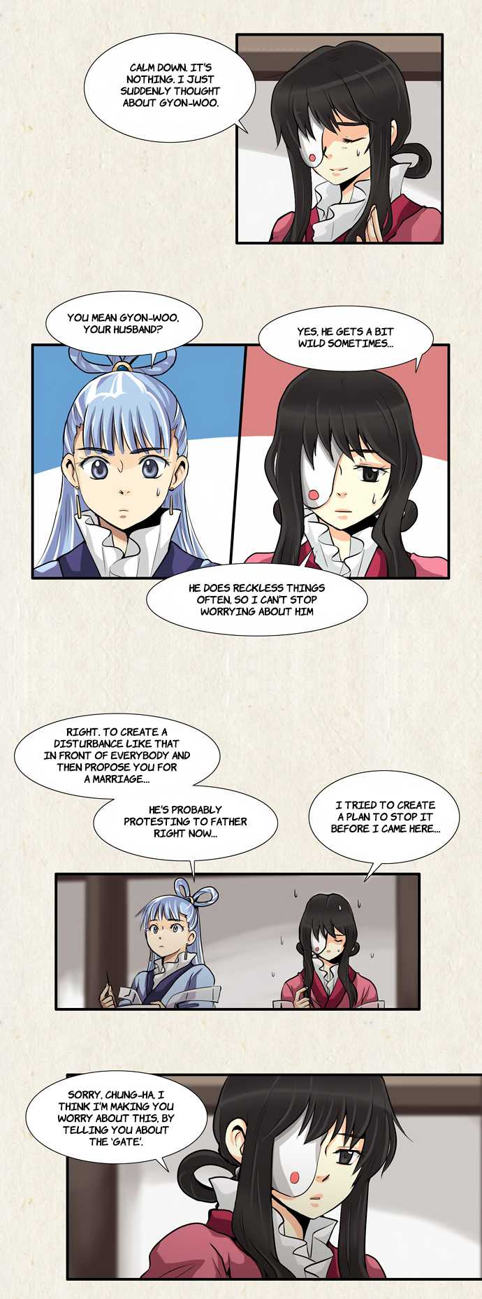 Gyon-Woo & Jik-Nyu Chapter 31 page 15 - Chapter 31: One Step